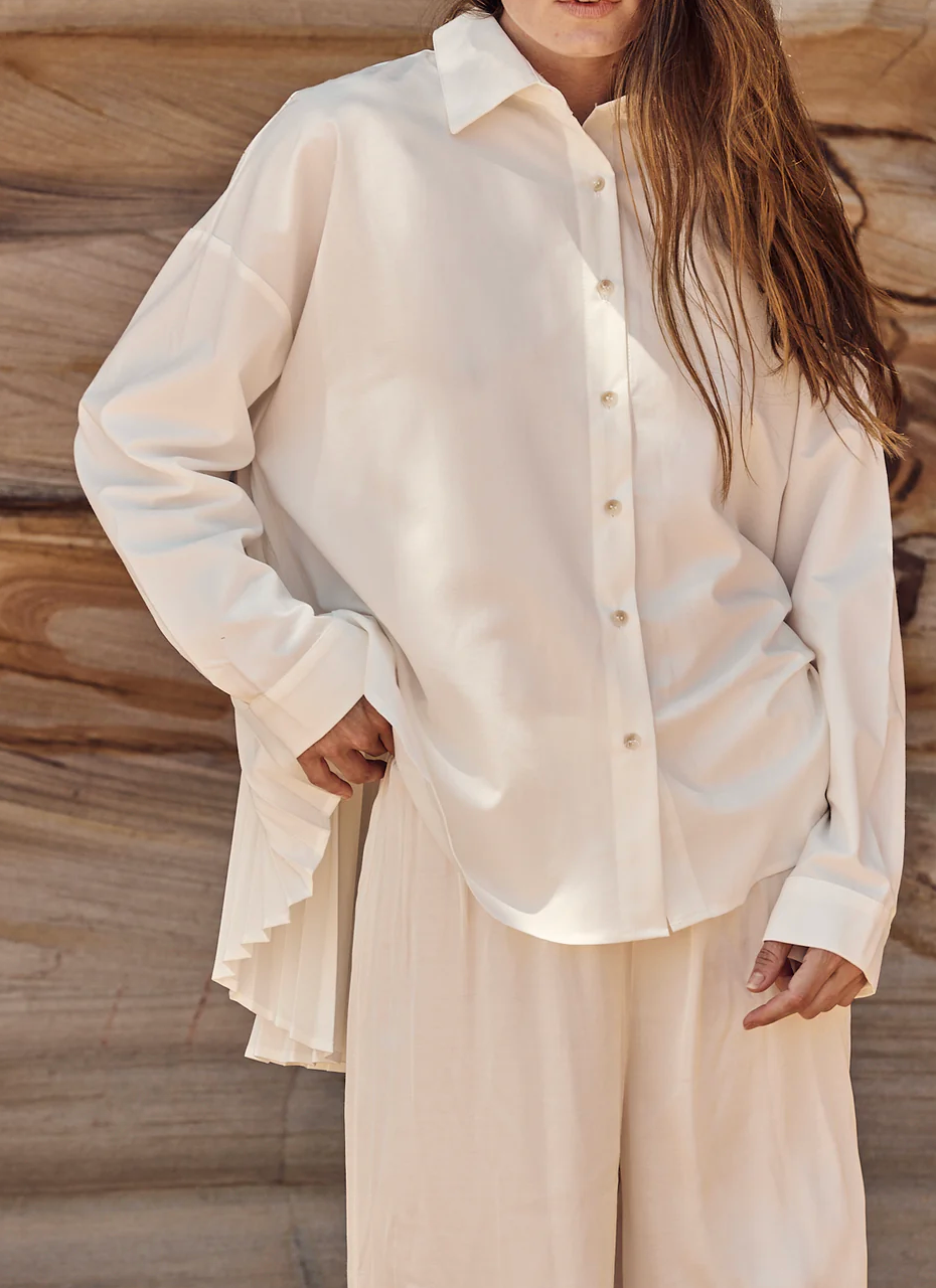 Leo Blouse - White by MamaPapa