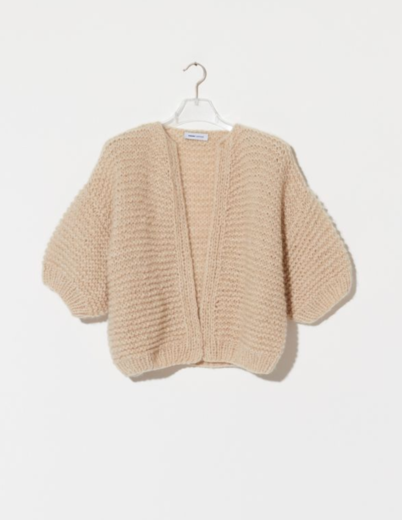 Maiami Pure Cashmere Short Sleeve Cardigan