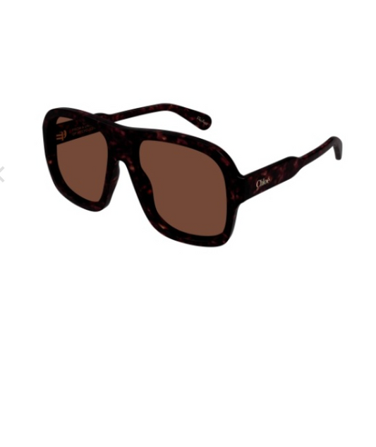 Chloe Sunglasses Oversized Aviator Shape