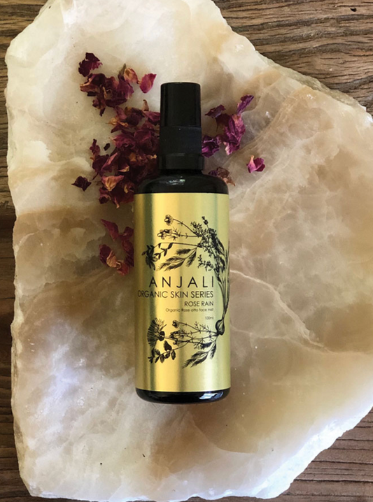 Anjali Rose Rain - Organic Rose Otto Hydrosol