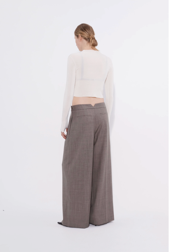 Multibutton Cardi Chiffon - Off White