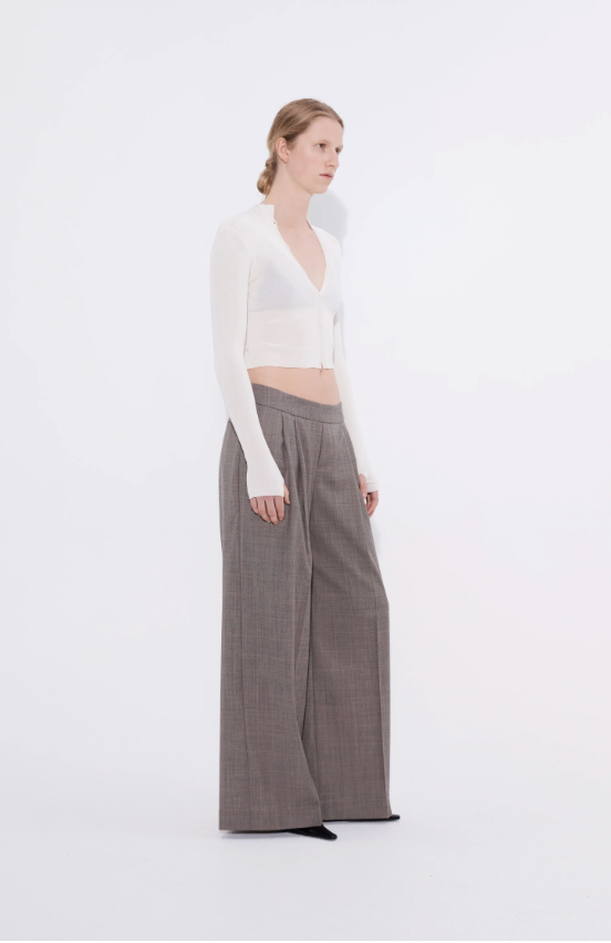 Multibutton Cardi Chiffon - Off White