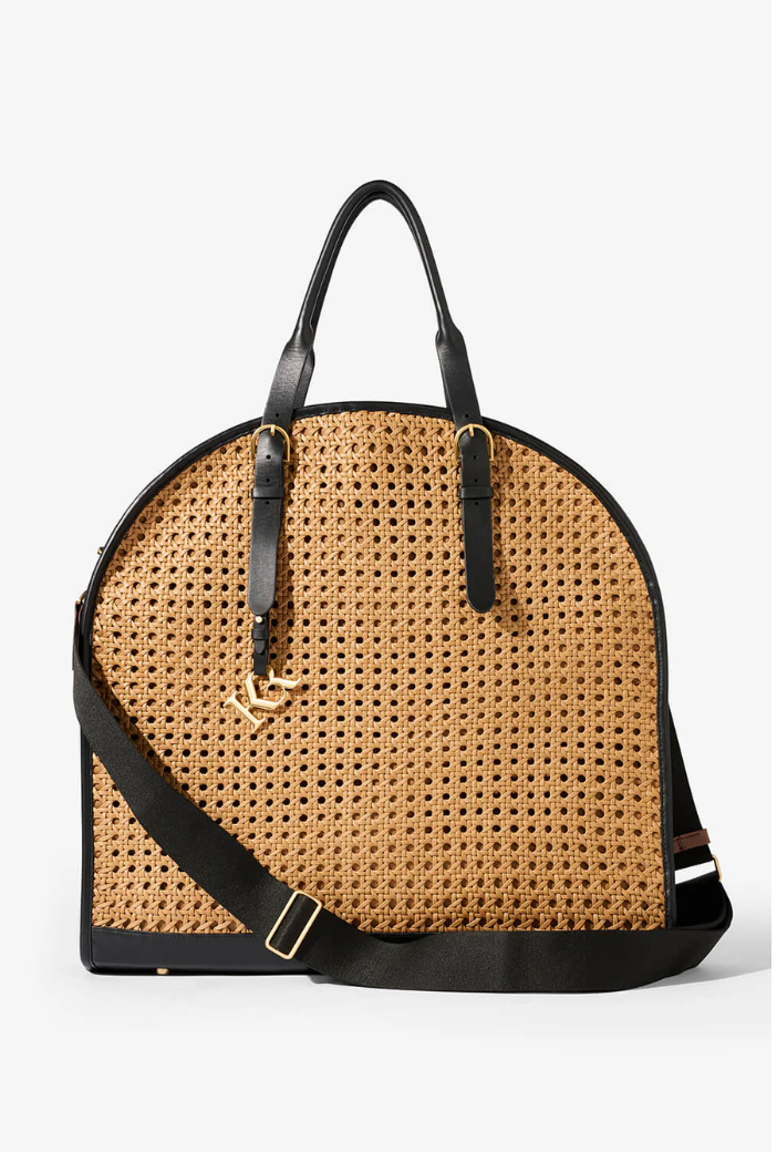 Kinnon by Romy garment & weekender bag - black/biscotto