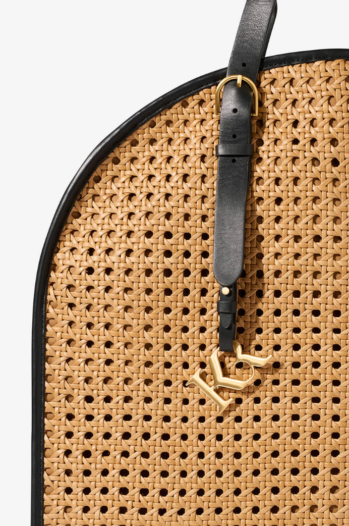 Kinnon by Romy garment & weekender bag - black/biscotto