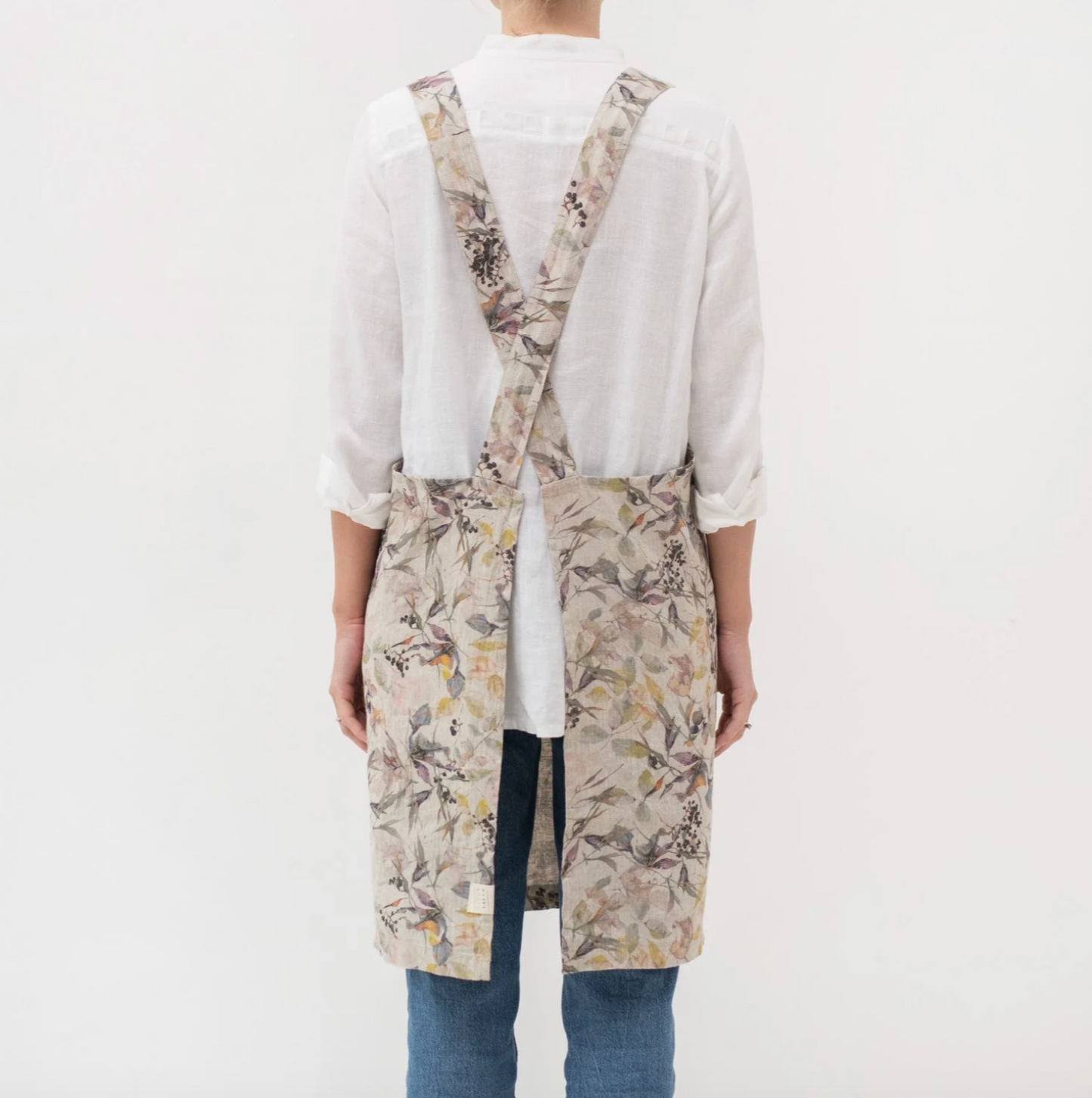 Linen Crossback Apron