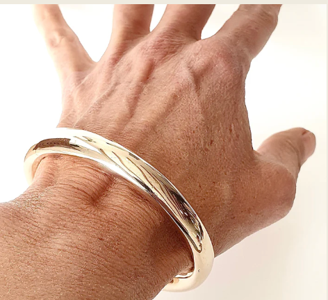 Philippa Green 10mm Organic Bronze Bangle