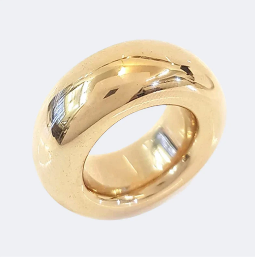 Philippa Green 10mm Organic Ring in Bronze