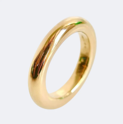 Philippa Green 4mm Organic Ring in Bronze