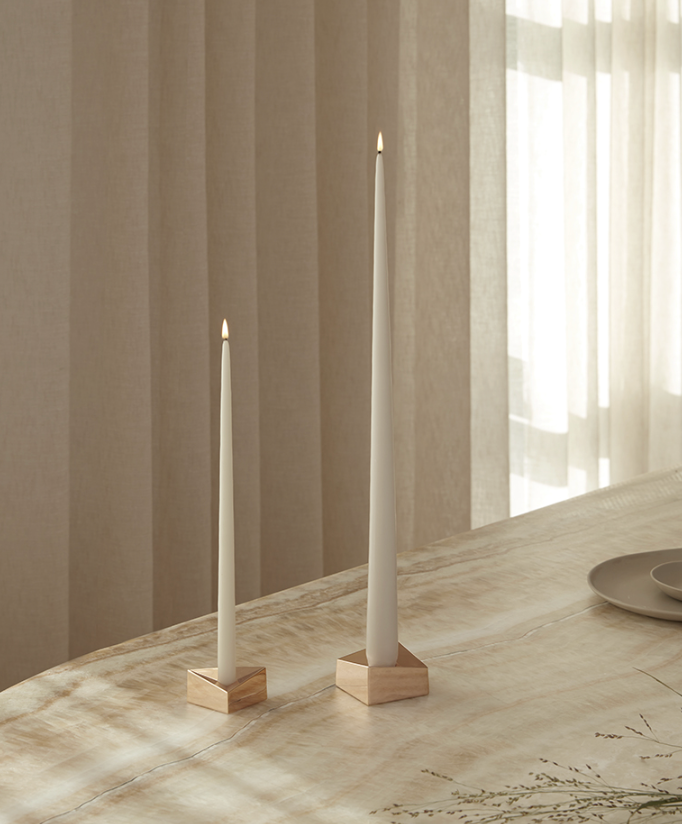 Stoff Nagel Large Taper Candles - box of 4