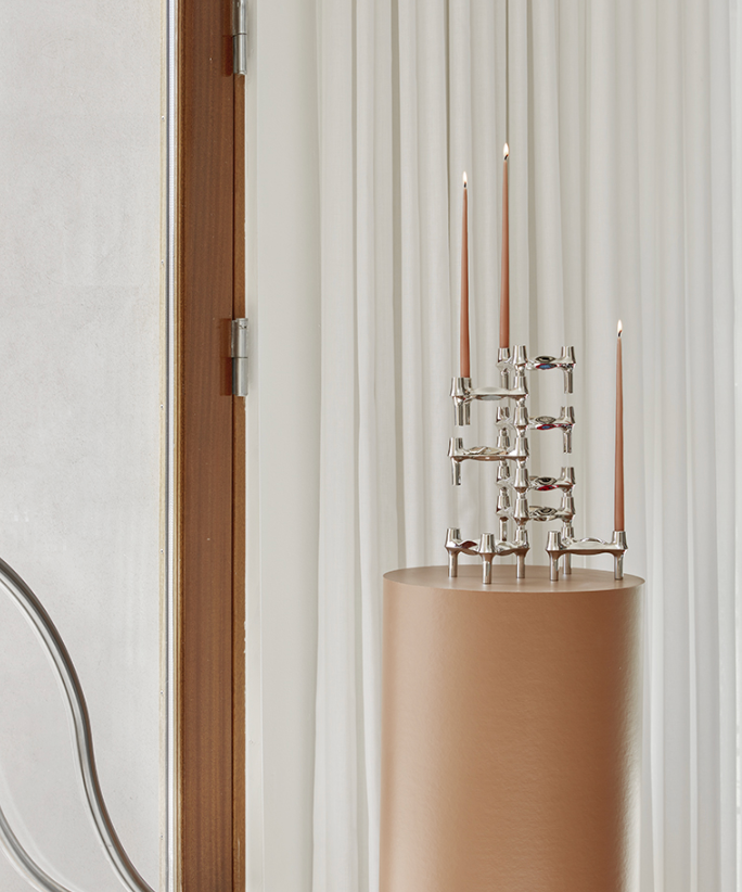 Stoff Nagel Taper Candles - box of 6