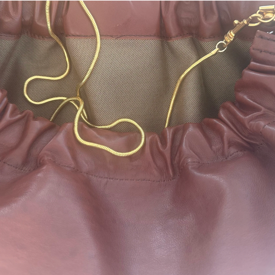 Ruched Clutch/Crossbody Bag