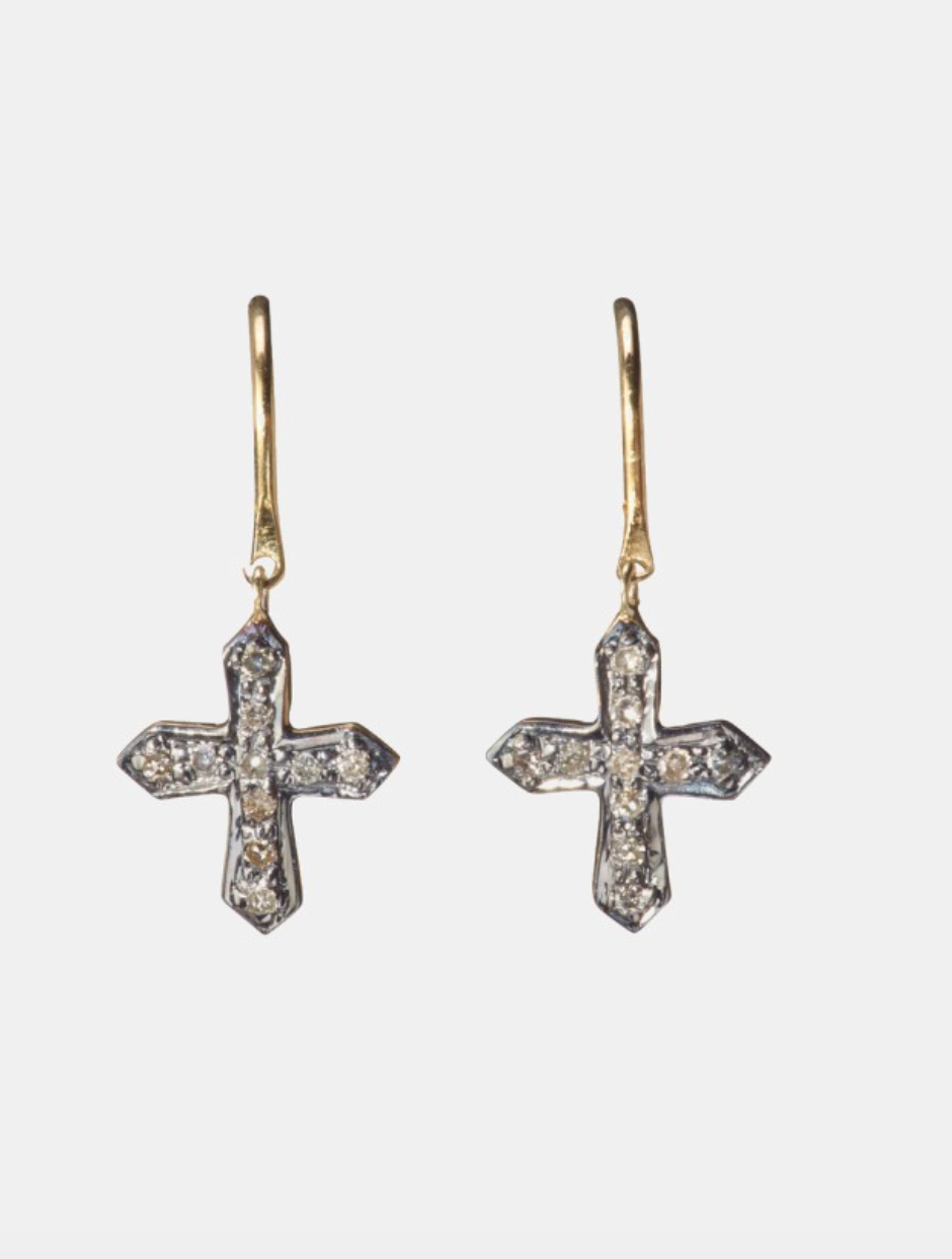 5 Octobre Cross D Earrings
