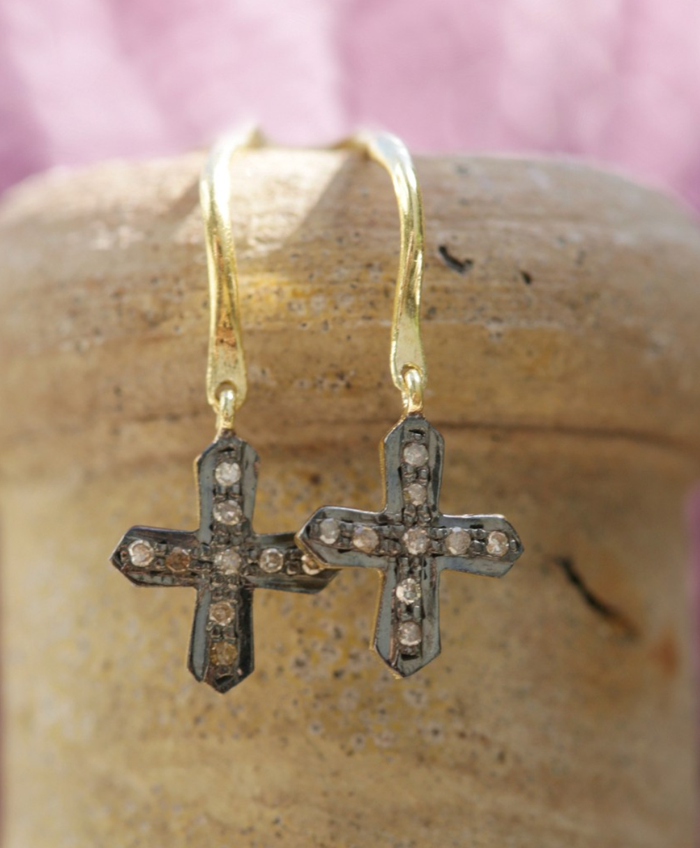 5 Octobre Cross D Earrings