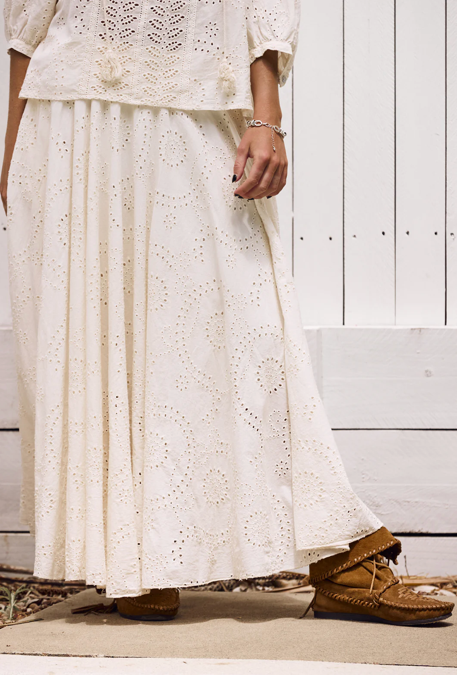 Mamapapa - Camargue broderie skirt