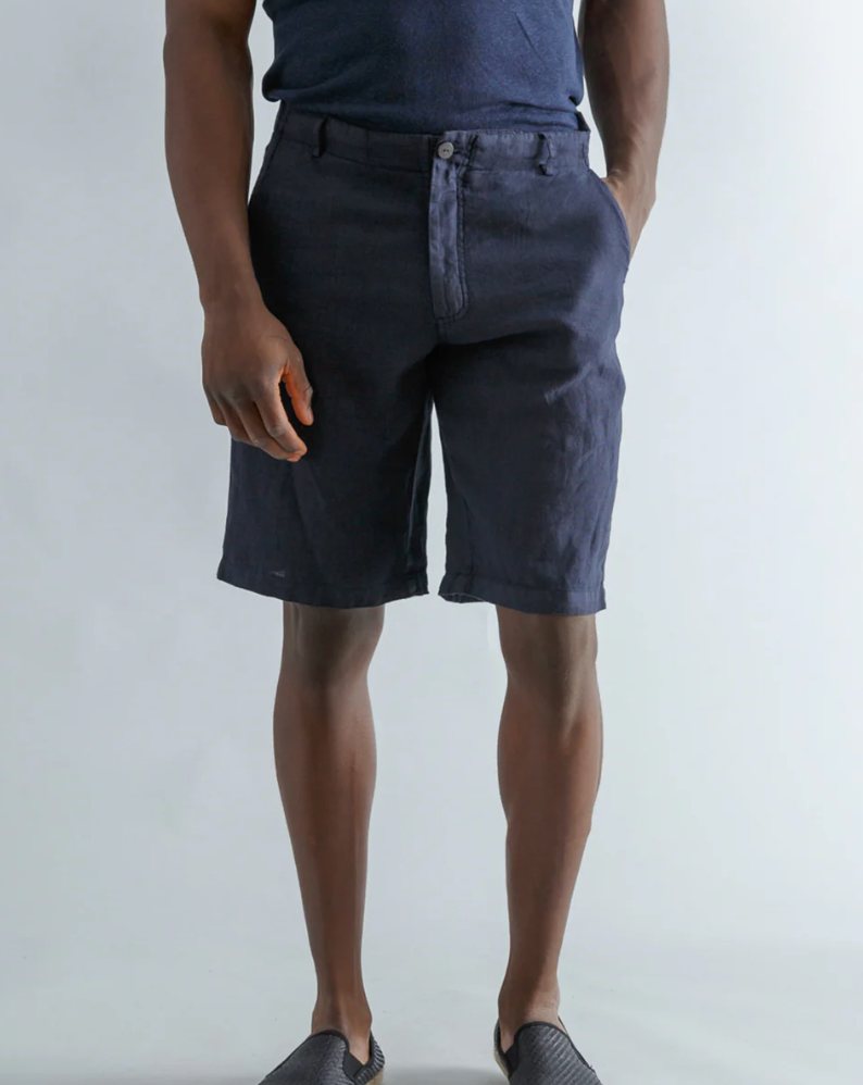 ATHOA Classic Linen Bermuda Short