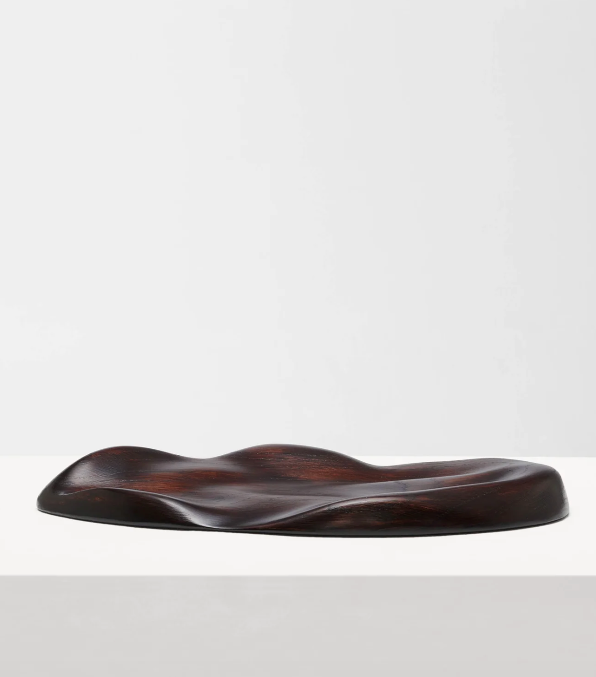 Smoked Oak Ripple Tray by Fourth Street