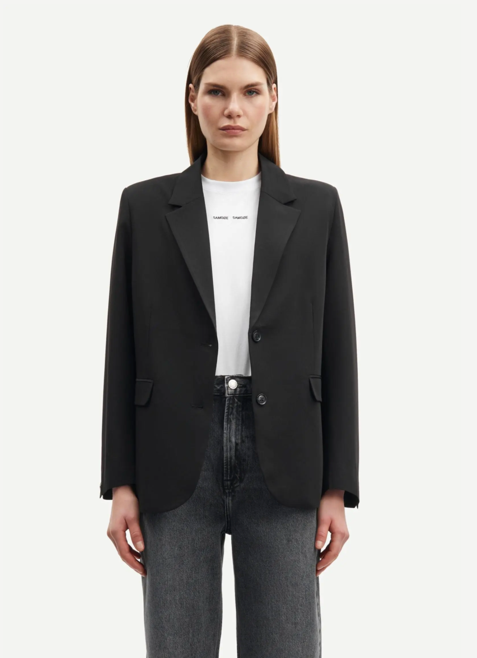 Samsoe Samsoe Ramona Blazer - Black - Hearth Co