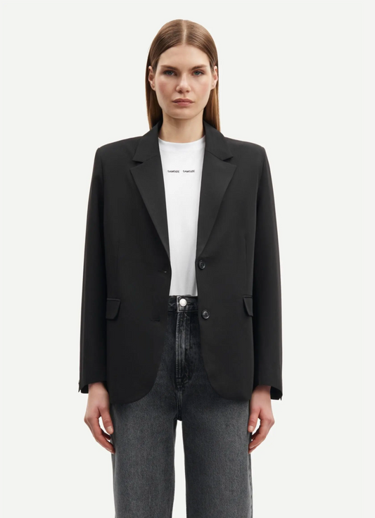 Samsoe Samsoe Ramona Blazer - Black - Hearth Co