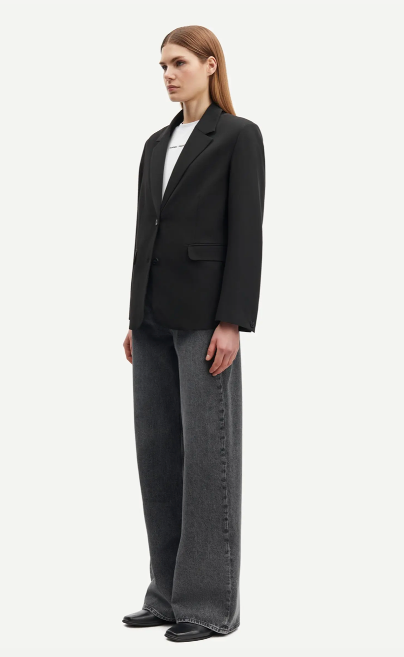 Samsoe Samsoe Ramona Blazer - Black - Hearth Co