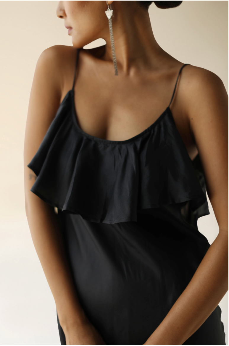 Flora Maxi Dress - Black