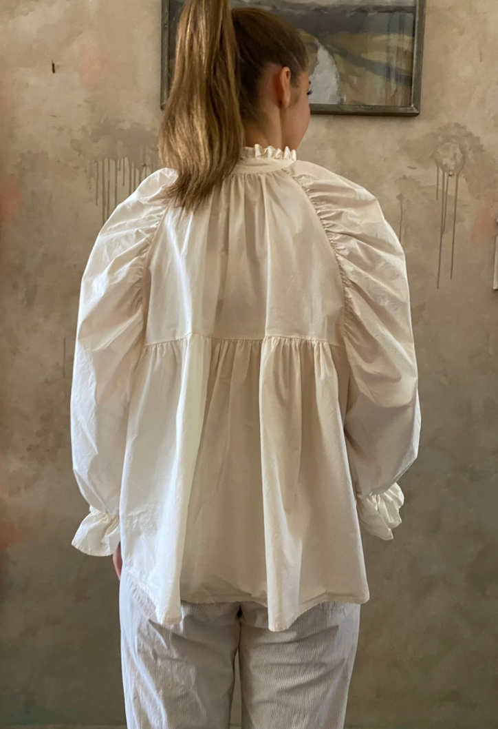 Mamapapa Crema Cotton Blouse