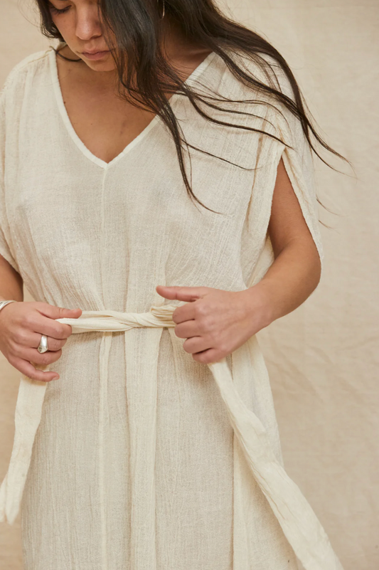 Mamapapa Grasse off white dress