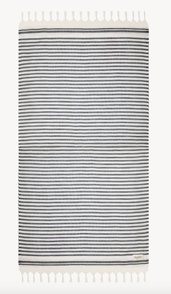 Tinetto Tencel Towel – Black - Hearth Co