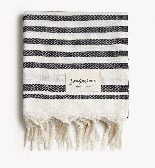 Tinetto Tencel Towel – Black