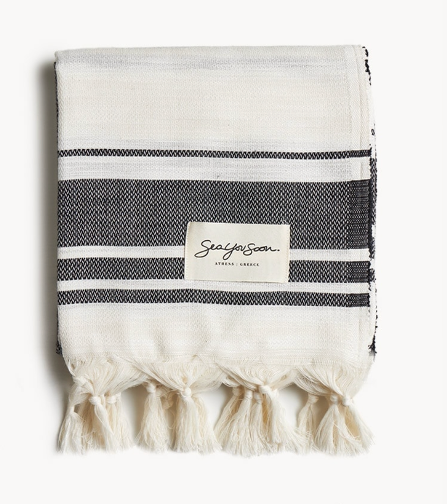 Soleto Tencel Towel – Black