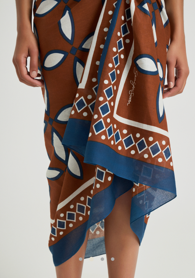 Tilea Pareo Burnt Desert Clay – Eclipse Blue