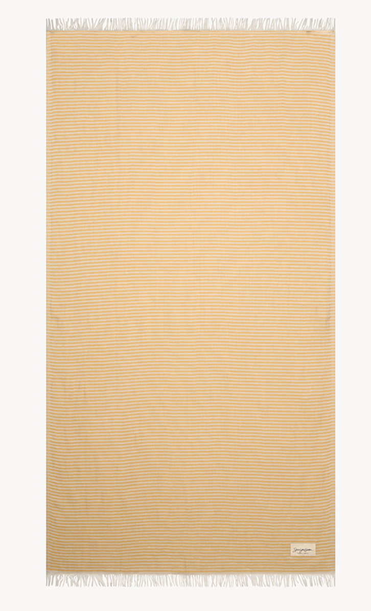 Gorgona Linen Towel – Mustard