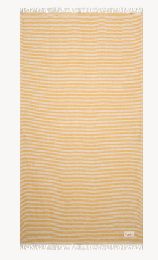 Gorgona Linen Towel – Mustard