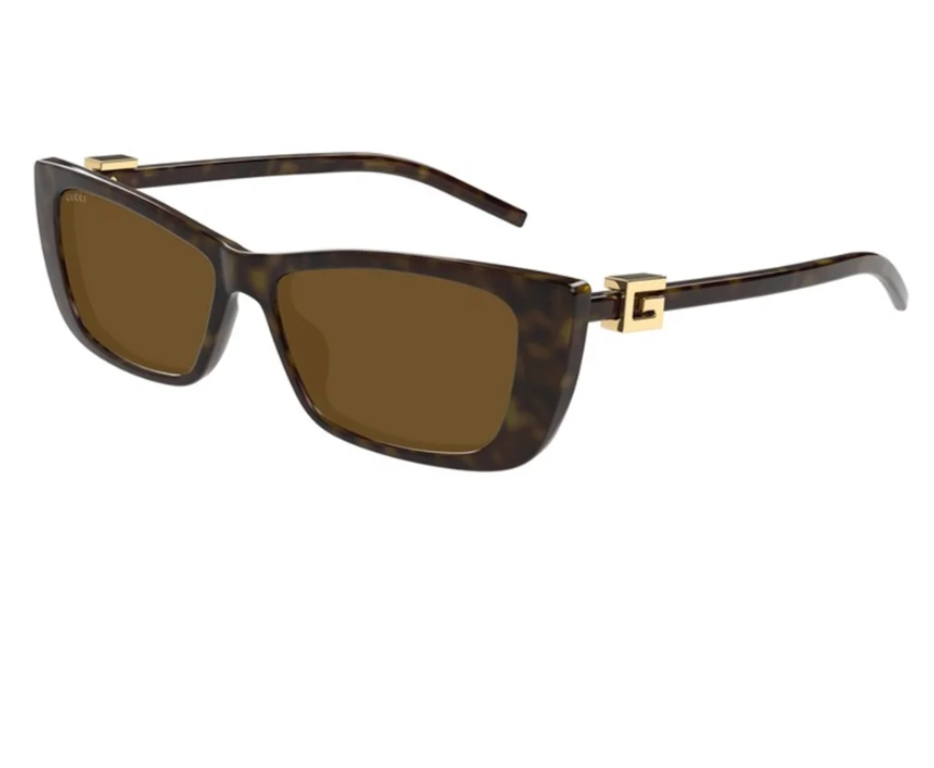 Gucci Tortoise Shell Cat-eye Sunglasses