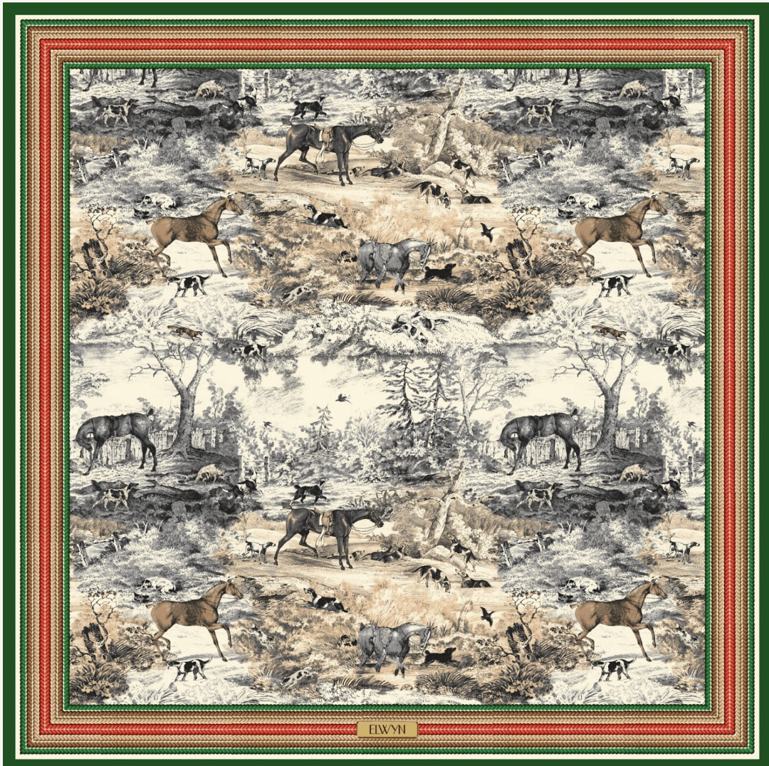 Elwyn New York Into The Woods Silk Bandana