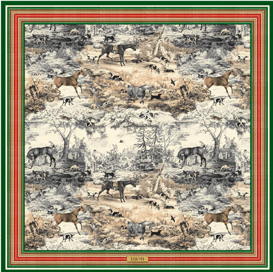 Elwyn New York Into The Woods Silk Bandana