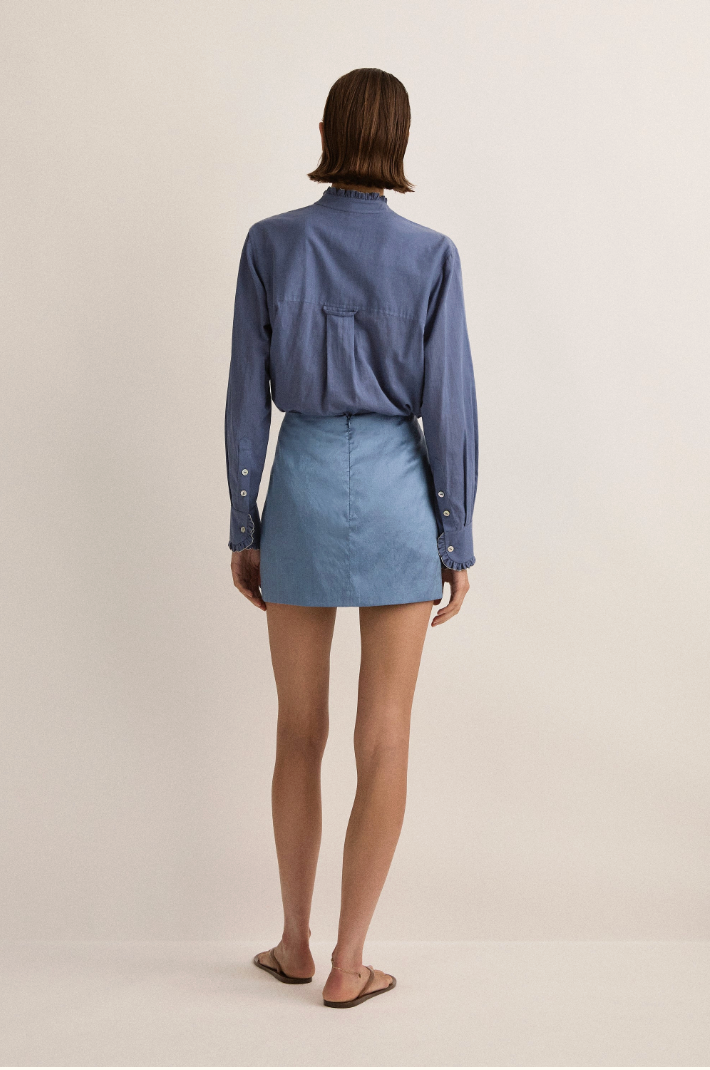 Siena Blouse | Misty Sea