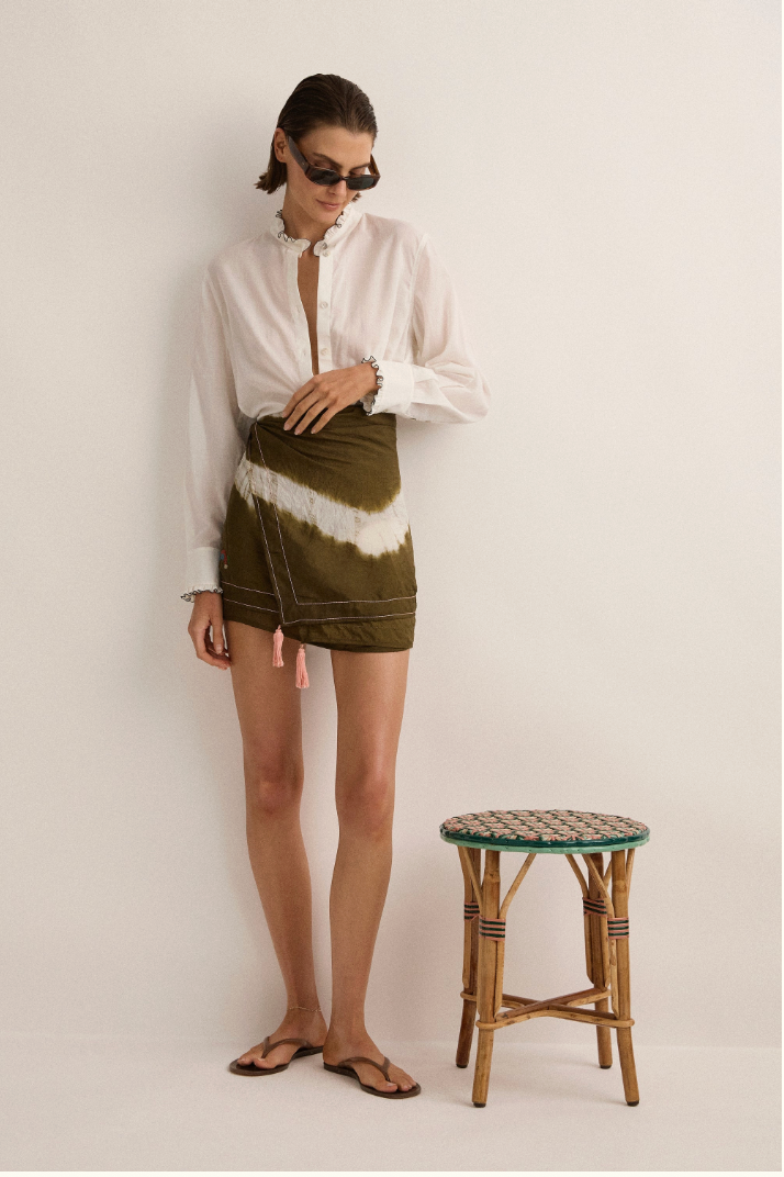 Siena Blouse - Warm Ivory