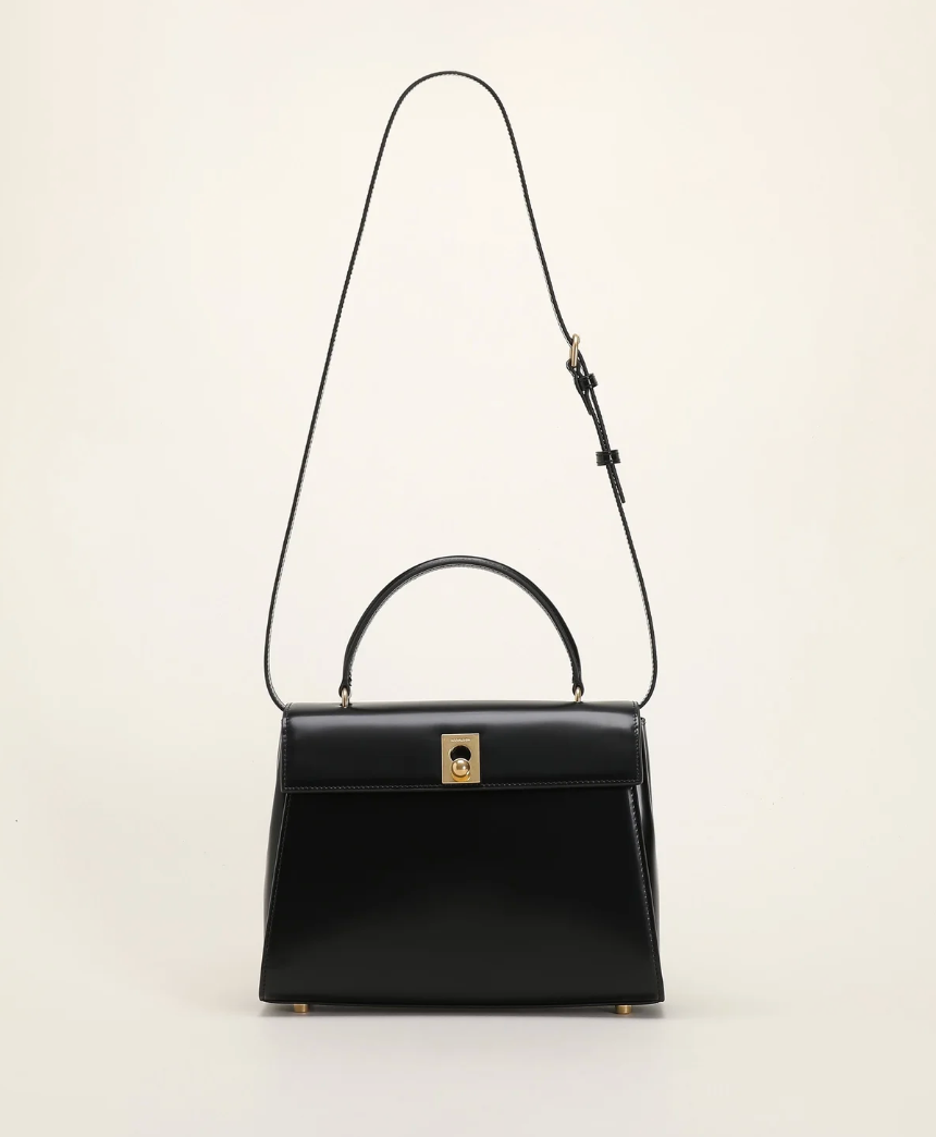 ANNALOCH Marie 28 Handle bag - black leather