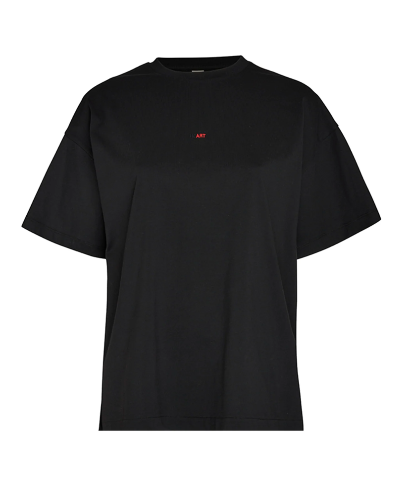 Lucy 'Heart' Black T-Shirt - Hearth Co