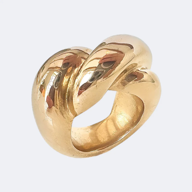Philippa Green Twirly Whirly Ring in Bronze - Hearth Co