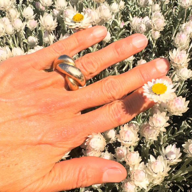 Philippa Green Twirly Whirly Ring in Bronze - Hearth Co