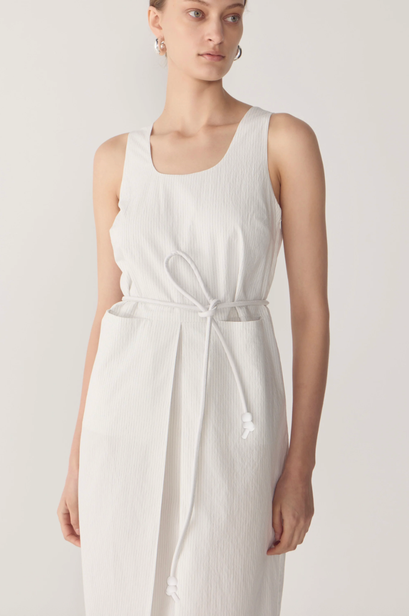 Asena Belt | White Leather - Hearth Co