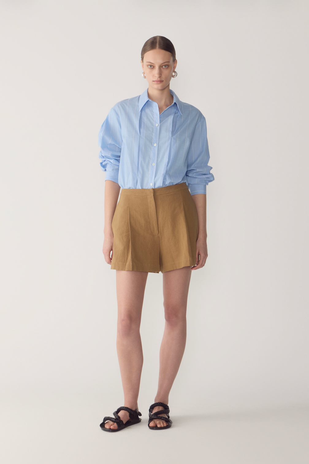 Jules Short | Tobacco Cotton Linen - Hearth Co