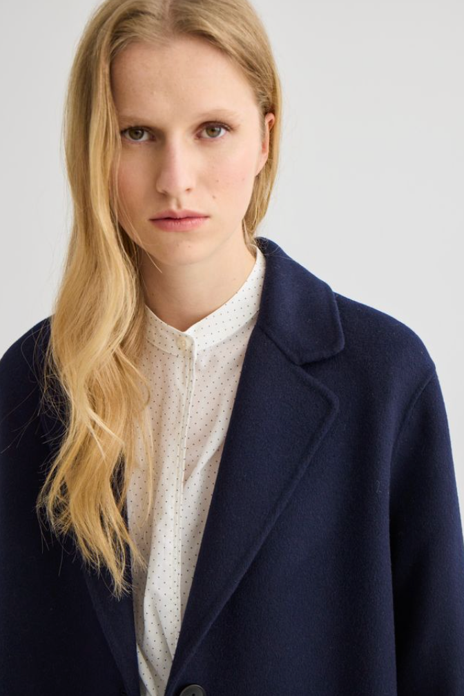 Laing Cashmere Cardi Coat - Ink - Hearth Co