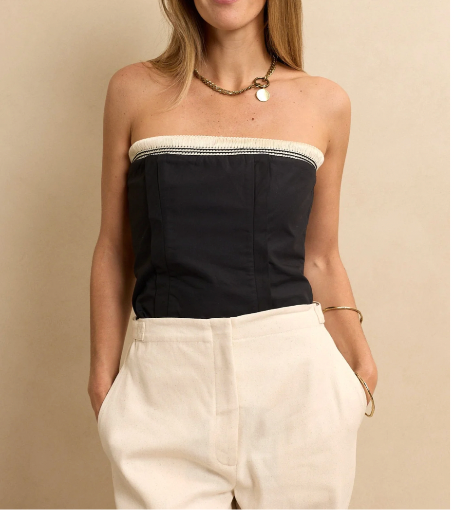 Flatiron Bustier Black - Hearth Co