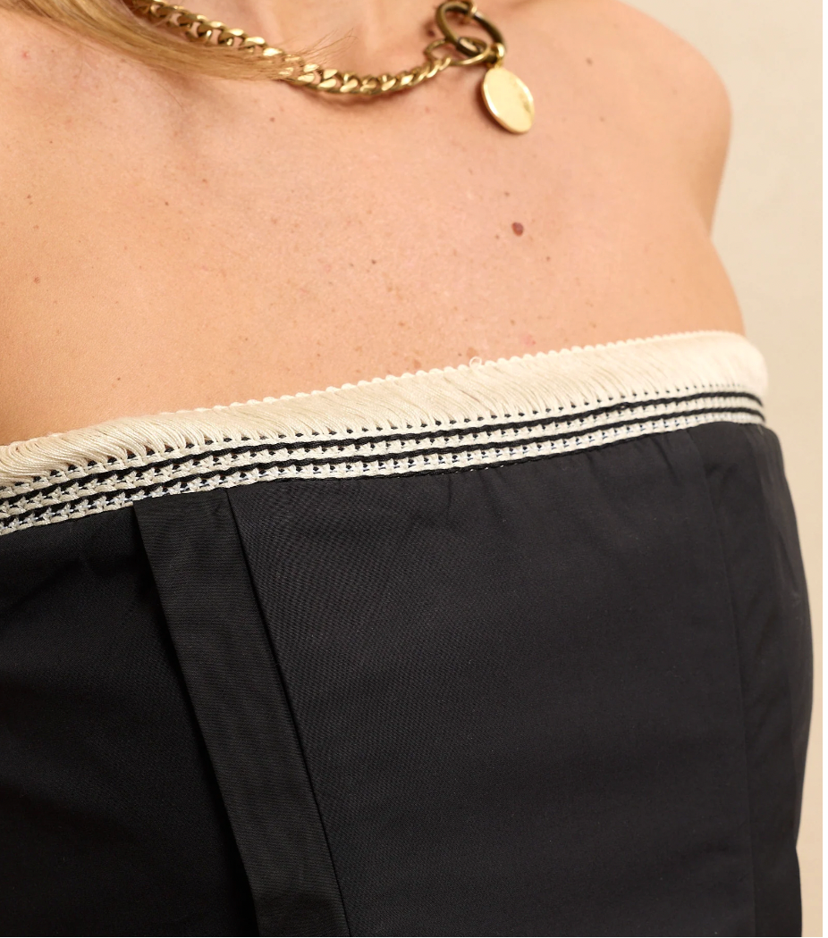 Flatiron Bustier Black - Hearth Co