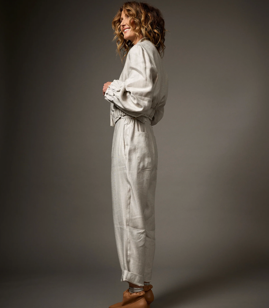 The Belmont Pant Platinum - Hearth Co