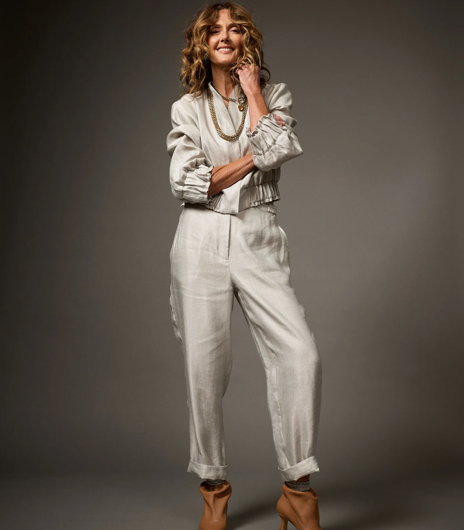 The Belmont Pant Platinum - Hearth Co
