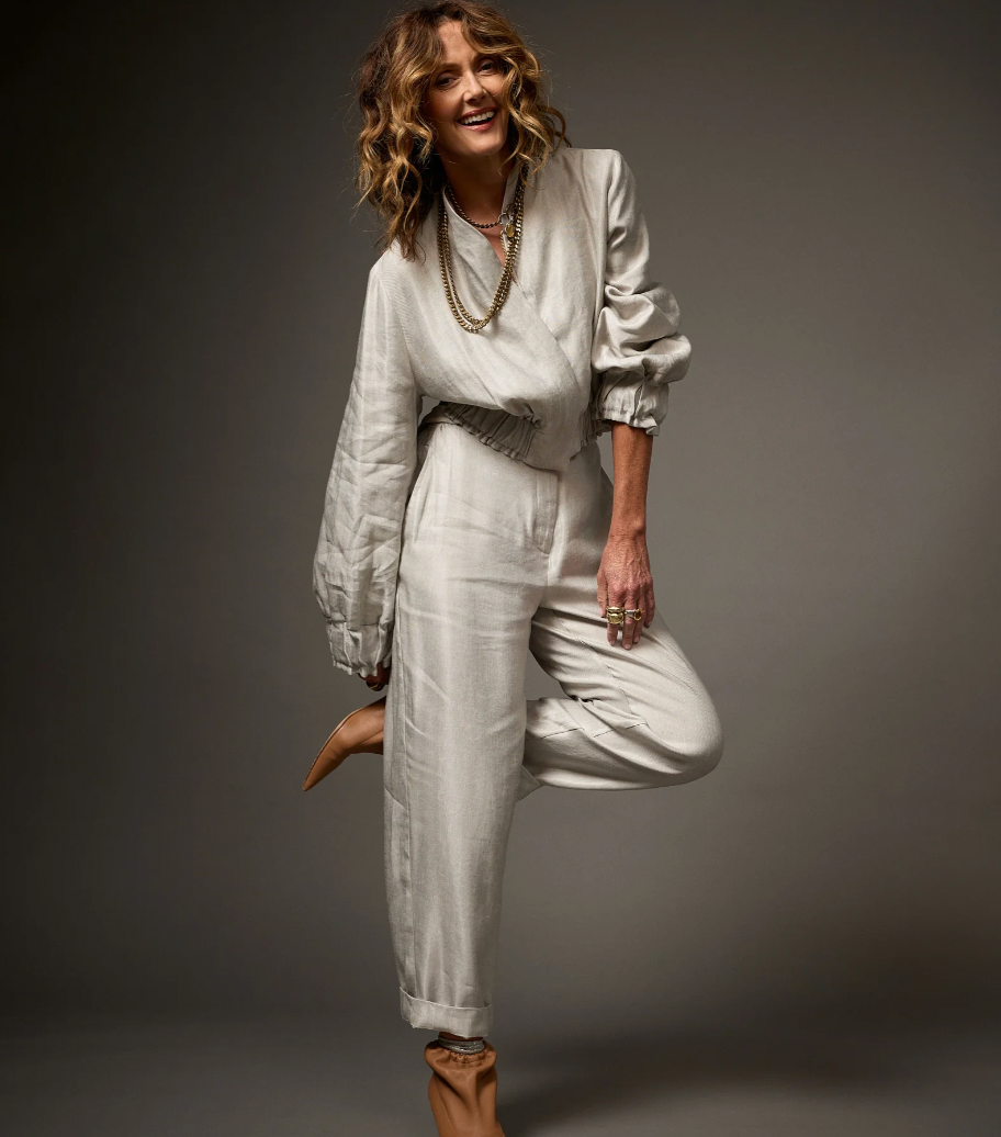 The Belmont Pant Platinum - Hearth Co