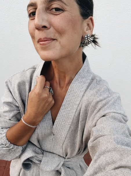 Bundu Long Sleeved Handwoven Kaftan - Hearth Co
